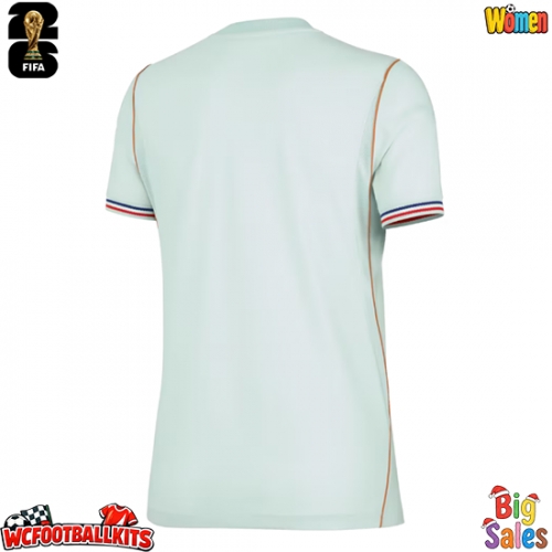France Replica Away Stadium Shirt for Women World Cup 2026 Short Sleeve